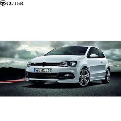 Polo Gti R-line Style Car Body Kit Pp Unpainted Front Bumper Rear Bumper Side Skirts for Volkswagen Vw Polo Gti 11-16 - immagine 6