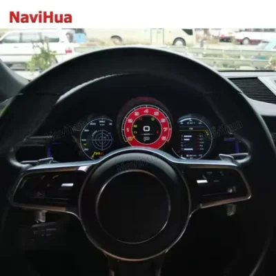 12.3" LINUX System Virtual Cockpit Car Multimedia Speed Meter Instrument Screen LCD Digital Cluster for Porsche Macan 2015-2019 - Image 3