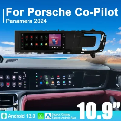 Navihua 11 Inch Co-pilot Multimedia Touch Screen for Porsche Panamera 2024 Carplay Video DVD Player Passenger Entertainment - Image 4