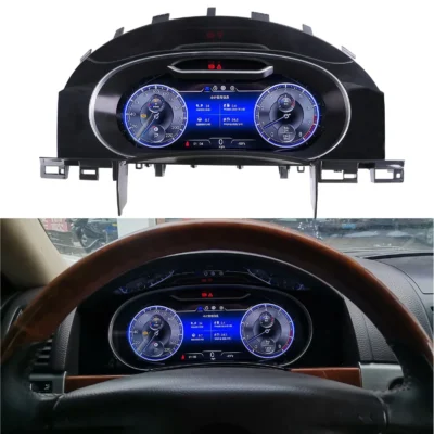 12.3 Inch Car Digital Cluster For VW Volkswagen Touareg 2003-2010 Virtual Cockpit LCD Dashboard Auto Speed Meter New Upgrade - immagine 2