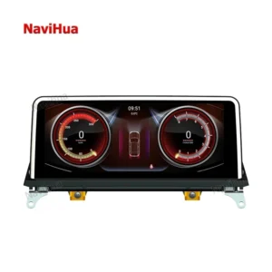 NaviHua Android 10 Touch Screen Car DVD Player 10.25 Inch Car Stereo GPS Navigation Multimedia Player for BMW X5 E70 X6 E71