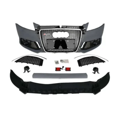 car bodikits RS3 Car Auto Body kit For A3 S3 8V.5 High quality front bumper with grill for PP ABS Material 2017 2018 2019 - immagine 2