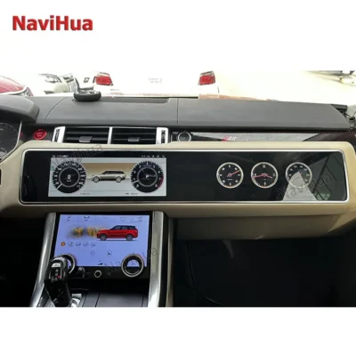 12.3''QLED Screen OEM Style Dual System Design Car Radio for Range Rover Vogue L405 Android GPS Stereo Refit Multimedia Carplay - immagine 2