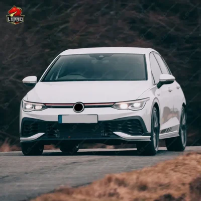 New Design Body Kit For Volkswagen Golf 8 upgrade into GTI CS style bodykit with Front Rear Bumper Fender Side Skirts Grill - immagine 4