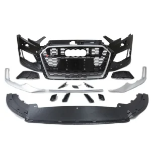2017 2018 2019 A3 S3 RS3 Front Bumper with Grill For A3 S3 8V5 bodykit facelift RS3 car bodikits bumper 2017 2018 2019