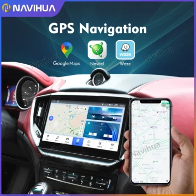 New Upgrade For Maserati Ghibli 2013-2016 Multimedia Player GPS Navigation Auto Stereo 4G WIFI Carplay Unit Android12 Car Radio - immagine 3
