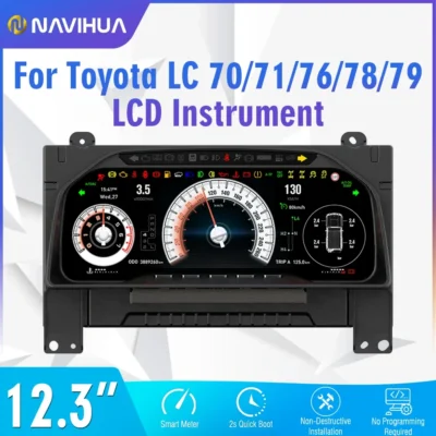 LCD Dash Panels For Toyota Land Cruiser LC70 71 76 78 79 Intelligence Instrument Clusters Gauge Sets Modifications Accessories - immagine 4