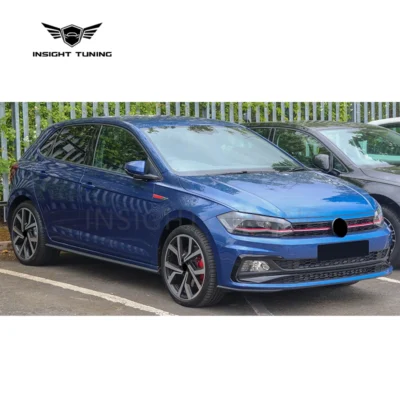 Facelift Car Accessories Head Light Grills Side Skirt Bodykit for VW Polo 2018 Upgrade to GTI Design Body Kit - Image 3