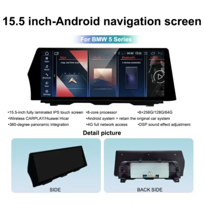 Navihua for BMW 5 Series F10 2010-2017 Car Upgrade 15.5'' Android Car Radio GPS Navigation Multimedia DVD Player Auto Stereo - Image 6