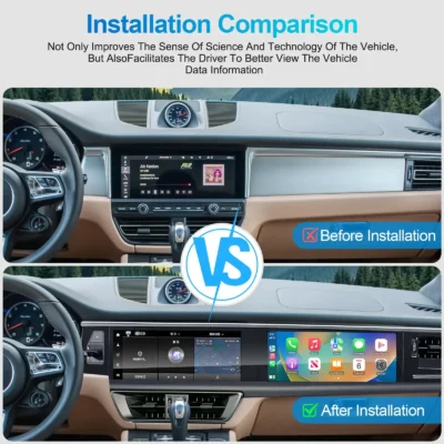 NaviHua For Porsche Macan 2018 2024 Dual Screen New Design Android Car Radio Copilot Entertainment Passenger Carplay Navigation - immagine 6