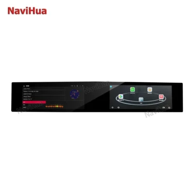 NaviHua 21inch Touch Dual Screen Android Car Radio Multimedia Carplay Display GPS Navigation Auto Player for Audi Q5 2009-2017 - immagine 2