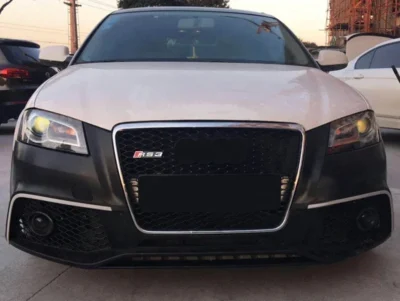 car bodikits RS3 Car Auto Body kit For A3 S3 8V.5 High quality front bumper with grill for PP ABS Material 2017 2018 2019 - immagine 5