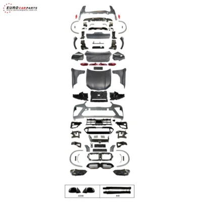 X6 E71 Upgrade to G06 LCI X6M Style Body Kit Bumper Head Lights Fender Exhaust 2009-2014 X6 E71 Old to New Facelift Car Parts - immagine 2