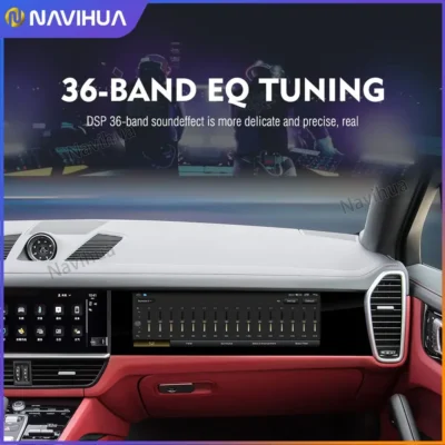 NaviHua 15" For Porsche Cayenne 2018 2023 Auto Headunit Monitor Carplay Passenger Seat Entertainment Car Copilot Android Screen - immagine 6
