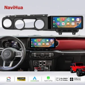 12.3Inch For Jeep Wrangler Car Multimedia New Upgrade Android 12 Car Audio Stereo GPS Navigation Carplay Android WIFI 2018-2022