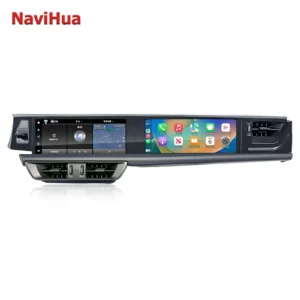 NaviHua For Porsche Macan 2018 2024 Dual Screen New Design Android Car Radio Copilot Entertainment Passenger Carplay Navigation