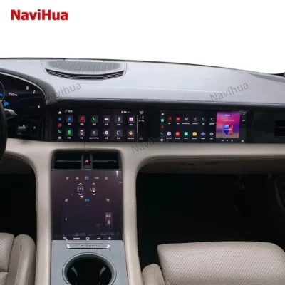 Navihua New Design 11 Inch Android Car Touch Screen Co-pilot Display Entertainment Passenger Screen for Porsche Taycan 2019-2025 - immagine 3