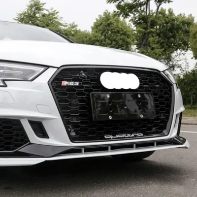 2017 2018 2019 A3 S3 RS3 Front Bumper with Grill For A3 S3 8V5 bodykit facelift RS3 car bodikits bumper 2017 2018 2019 - immagine 6