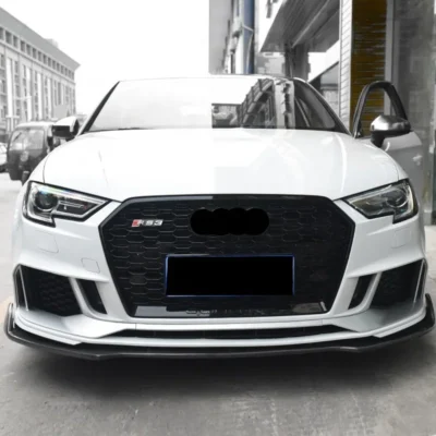 car bodikits RS3 Car Auto Body kit For A3 S3 8V.5 High quality front bumper with grill for PP ABS Material 2017 2018 2019 - immagine 6
