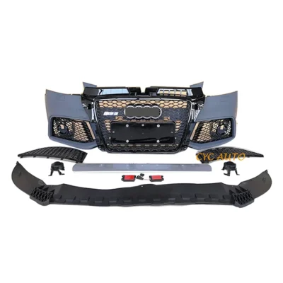 Car Front Bodykit for Audi A3 Facelift RS3 Front Bumper 2008 2009 2010 2012 - immagine 2