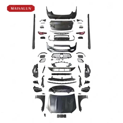 W212 Body Kit for Benz E-Class 2009-2016 W212 Old to New W213 E63 Car Bumper Body Kit - immagine 6