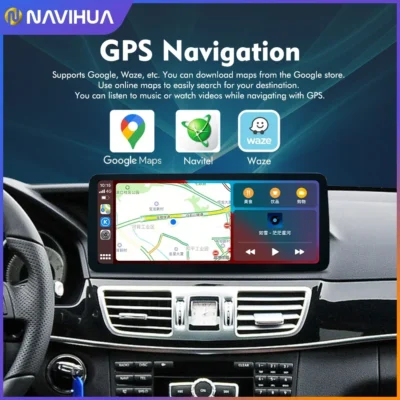 NaviHua 12.3" For Mercedes Benz C Class W205 NTG 5.0 Multimedia New Android Car Radio Auto Carplay Headunit Monitor Navigation - Image 2