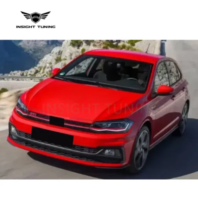Facelift Car Accessories Head Light Grills Side Skirt Bodykit for VW Polo 2018 Upgrade to GTI Design Body Kit - Image 4