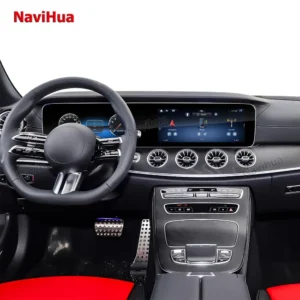 Navihua Dual Screen Android Car Radio Multimedia Stereo GPS Navigation LCD Digital Cluster for Mercedes Benz E W213 2016-2023