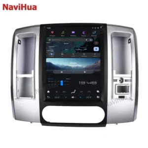 For Dodge RAM 1500 2500 2008 - 2011 Tesla Style Android 13 Car Stereo Radio Multimedia Auto Head Unit Monitor Navigation