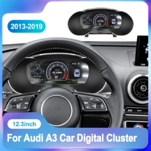 12.3 Inch Car LCD Dashboard For Audi A3 2013 2019 Digital Cluster Instrument Auto Speedometer Virtual Cockpit New Upgrade