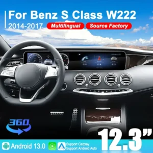 NaviHua New Upgrade 12.3inch Android13 Car Autoradio Multimedia Gps Navigation For Mercedes Benz S Class W222 2014 2017