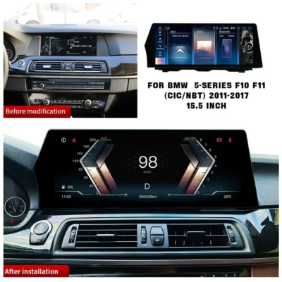 Navihua for BMW 5 Series F10 2010-2017 Car Upgrade 15.5'' Android Car Radio GPS Navigation Multimedia DVD Player Auto Stereo - immagine 4