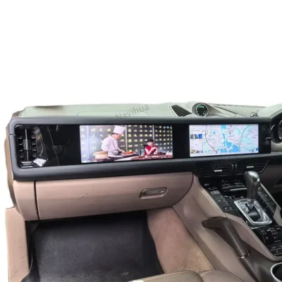 Navihua New Arrival Dual Screen Android Car Radio Multimedia Player RHD LHD Auto Carplay Monitor For Porsche Cayenne 2011-2017 - immagine 2