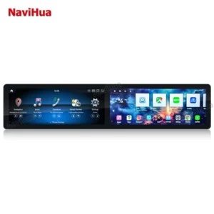 Navihua New Arrival Dual Screen Android Car Radio GPS Navigation Multimedia Carplay Stereo for Benz C Class W205 GLC 2014-2019