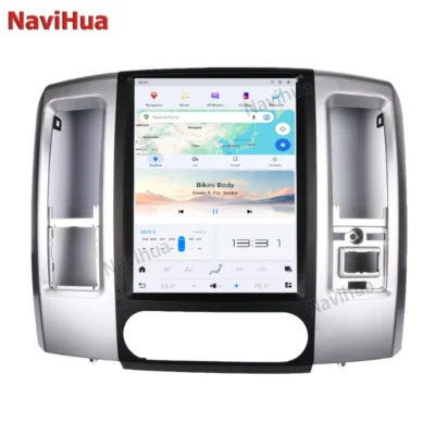 For Dodge RAM 1500 2500 2008 - 2011 Tesla Style Android 13 Car Stereo Radio Multimedia Auto Head Unit Monitor Navigation - immagine 4
