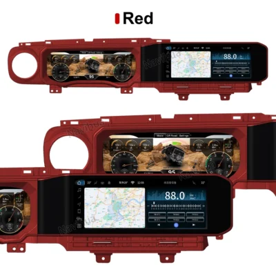 For Jeep Wrangler JL 2018 2022 Auto LCD Dashboard Android Car Radio Speedometer Carplay Navigation Headunit Monitor New Upgrade - immagine 3