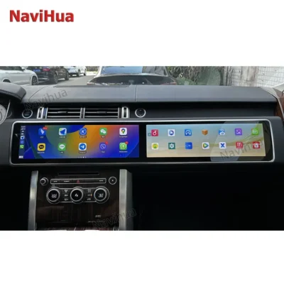 15.5'' Car Radio For Land Rover Range Rover Sport L494 Dual Screen Car Radio GPS Navigation Car Stereo DVD Player Carplay - immagine 2