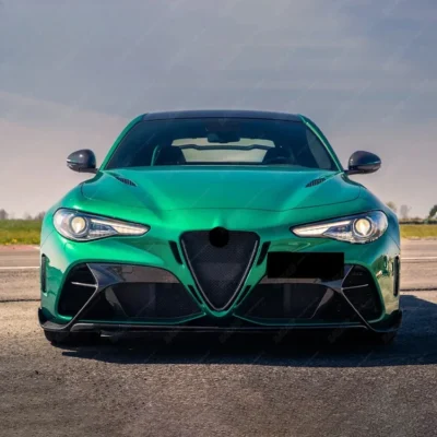 Alpha coefficient Romeo Giulia high performance body kitupgradedtoGTAMstyle body kit front bumper rear bumper side skirt spoiler - Image 4