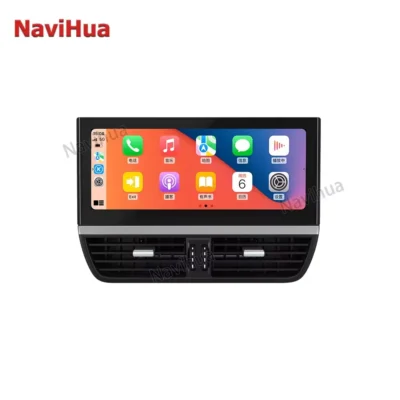 NaviHua 12.3 Old to new Radio+ Saddle Control Panel +LCD Clock Interior kit upgrade GPS Navigation for Porsche Cayenne 2010-2016