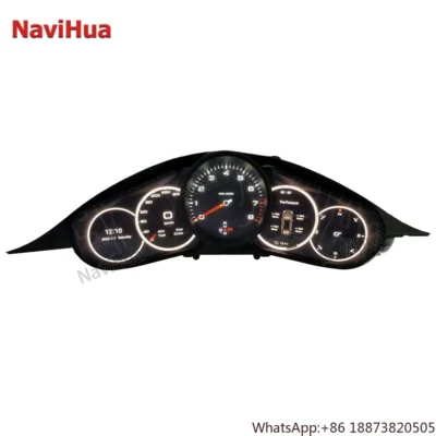 Navihua For Porsche Panamera 2010-2016 Virtual Instrument Cluster Cockpit Car Dashboard Digital Cluster Linux System Speedometer