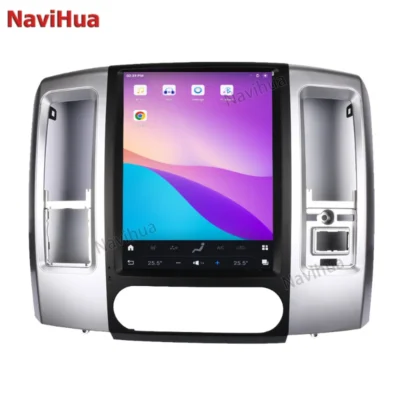 For Dodge RAM 1500 2500 2008 - 2011 Tesla Style Android 13 Car Stereo Radio Multimedia Auto Head Unit Monitor Navigation - immagine 3