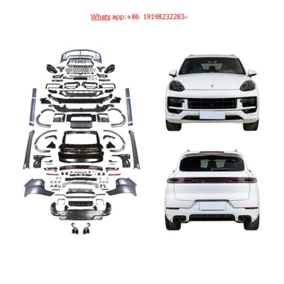 For Porsche Cayenne 2015-2017 Car Modification 2024 SD Body Kit Sport Design Front Bumper Headlights Rear Bumper Taillights