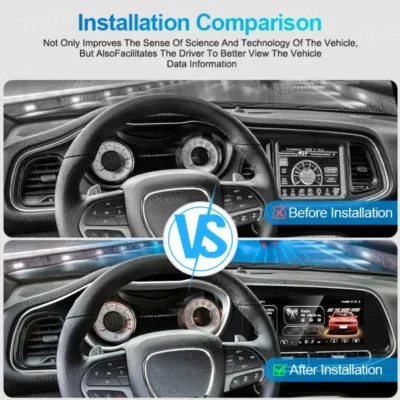 Navihua CarPlay Dashboard Multimedia Automotive Stereo DVD Player New Upgrade For Dodge Challenger SRT Hellcat 2010-2023 - Image 5