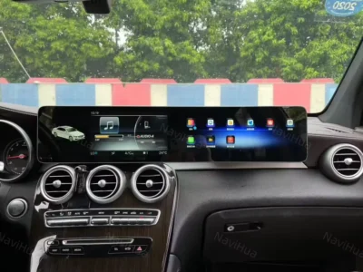 NaviHua 12.3 Inch Dual Screen For Mercedes Benz C GLC Class W205 X253 2015 2018 Multimedia Android Car Radio Navigation Carplay - Image 2
