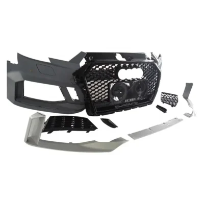 2017 2018 2019 A3 S3 RS3 Front Bumper with Grill For A3 S3 8V5 bodykit facelift RS3 car bodikits bumper 2017 2018 2019 - immagine 4