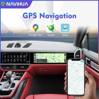 Navihua Android touch Screen Car dvd player Multimedia GPS navigation Radio for Porsche Cayenne 2017 2023 radios para carro - immagine 3