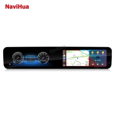 Navihua Dual Screen Android Car Radio Multimedia Stereo GPS Navigation LCD Digital Cluster for Mercedes Benz E W213 2016-2023 - immagine 4