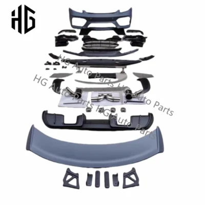 GT4 RS Style Car Front Bumper Splitter Rear Diffuser Spoiler Lip PP Body Kit For Porsche Boxster 718 981 Cayman Auto Parts - Image 5