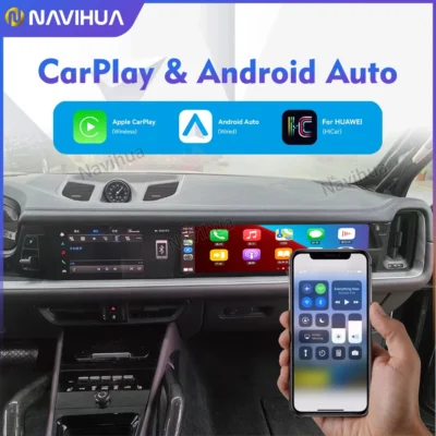 16" Android 13 Car Stereo for Porsche Cayenne 2024 Co-Pilot Entertainment Car Multimedia Display Touch Screen GPS Navi Carplay