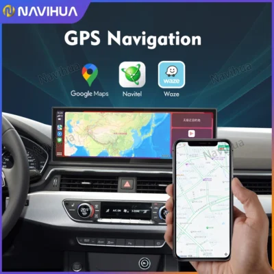 NaviHua 14.9 Inch 3K Screen Android Car Radio For Audi A5 A4L 2017 2019 Multimedia Auto Carplay Navigation Headunit Monitor New - immagine 4